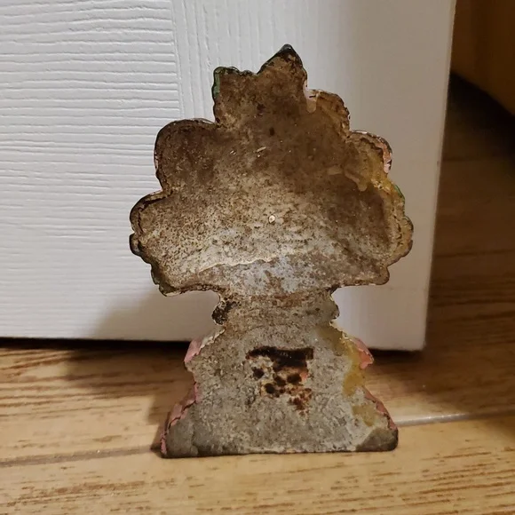 Vintage Cast Iron Flowers in Urn Doorstop - Picture 6 of 9